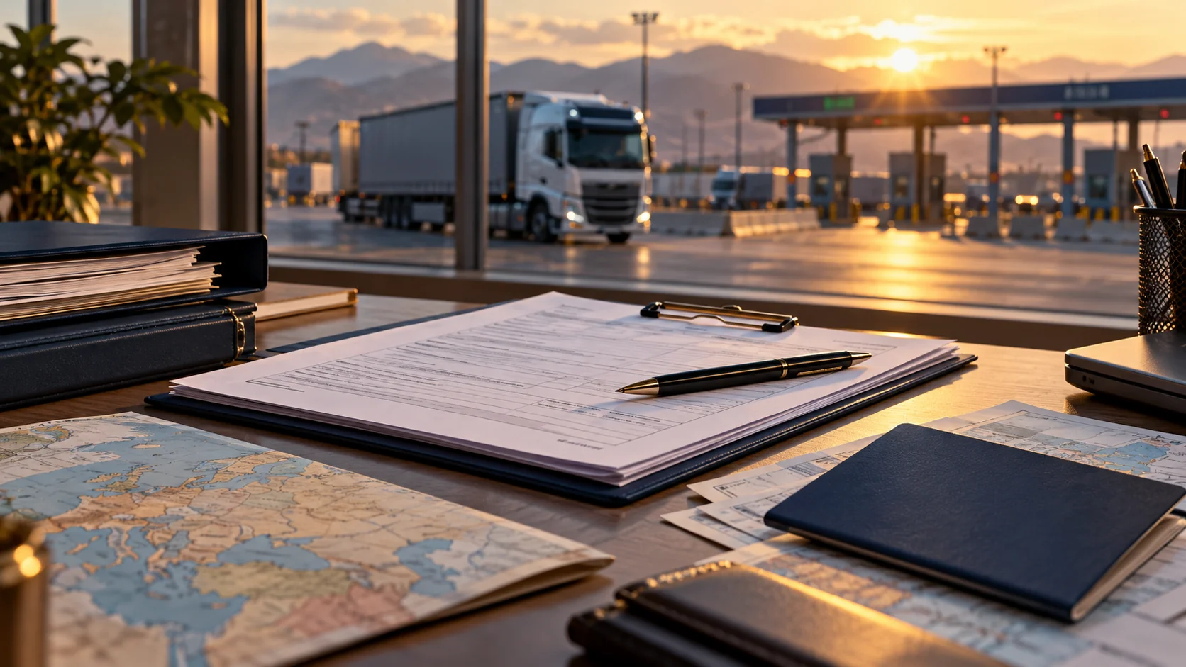 How should cross-border transport documents be prepared?
